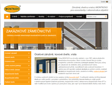 Tablet Screenshot of montkov.cz